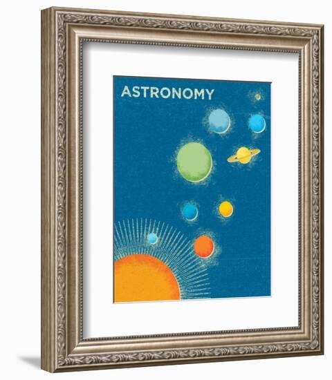 Astronomy-John Golden-Framed Art Print