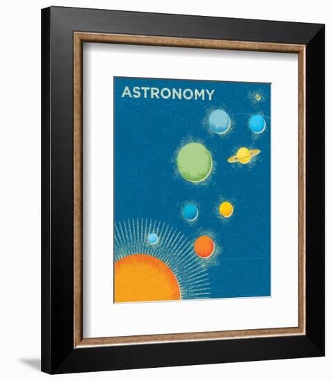 Astronomy-John Golden-Framed Art Print