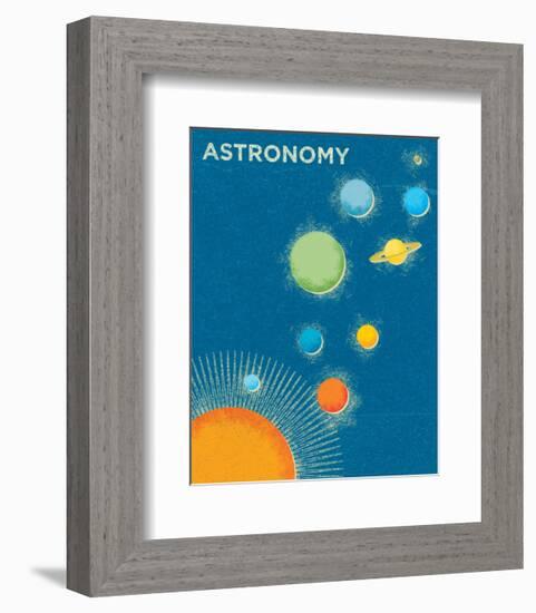 Astronomy-John Golden-Framed Art Print
