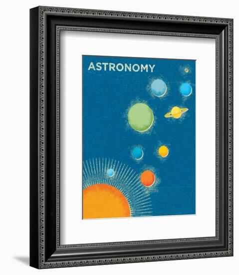 Astronomy-John Golden-Framed Art Print
