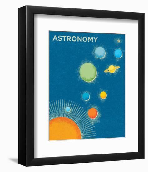 Astronomy-John Golden-Framed Art Print