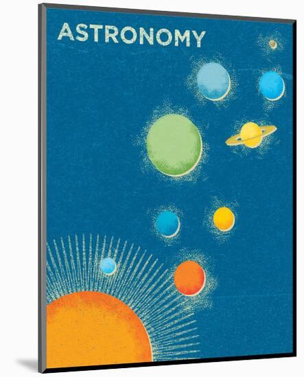 Astronomy-John Golden-Mounted Art Print