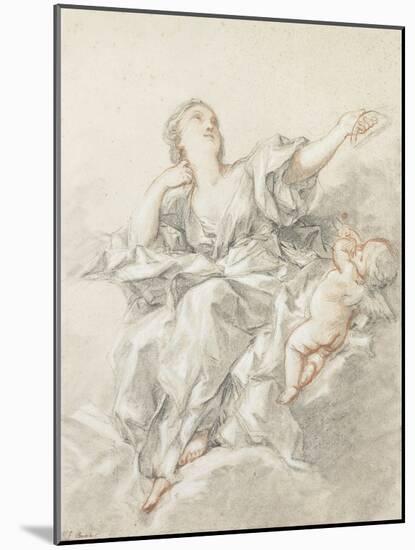 Astronomy-Francois Boucher-Mounted Giclee Print
