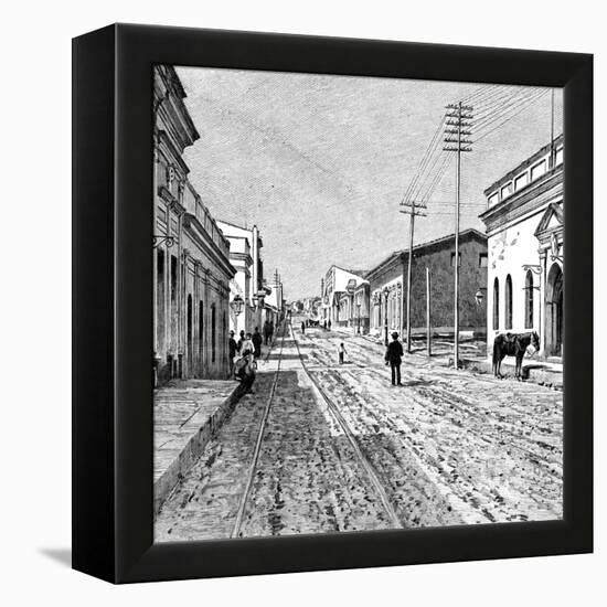 Asuncion, Paraguay, 1895-null-Framed Premier Image Canvas