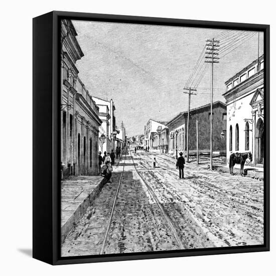 Asuncion, Paraguay, 1895-null-Framed Premier Image Canvas