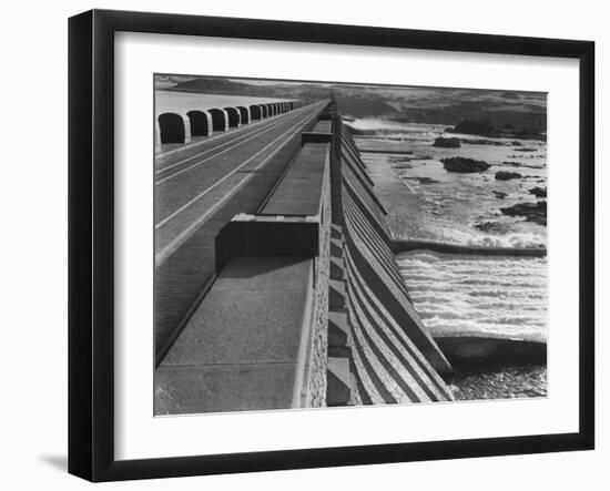 Aswan Dam, Built at the First Cataract of the Nile River-null-Framed Photographic Print
