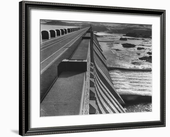 Aswan Dam, Built at the First Cataract of the Nile River-null-Framed Photographic Print