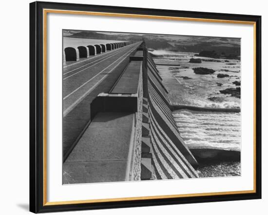 Aswan Dam, Built at the First Cataract of the Nile River-null-Framed Photographic Print