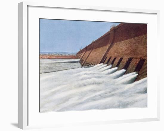 Aswan Dam, Egypt, 20th Century-null-Framed Giclee Print