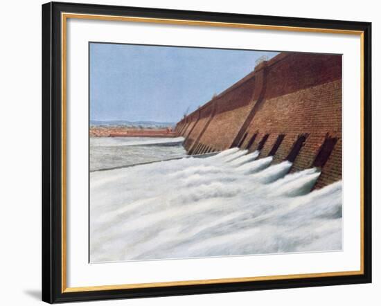 Aswan Dam, Egypt, 20th Century-null-Framed Giclee Print