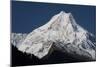 At 8156m, Manaslu is eighth highest mountain in world, and a magnificent sight, Nepal, Himalayas-Alex Treadway-Mounted Photographic Print