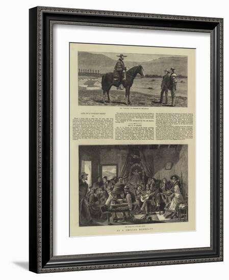 At a Chilian Rodeo, IV-John Charles Dollman-Framed Giclee Print