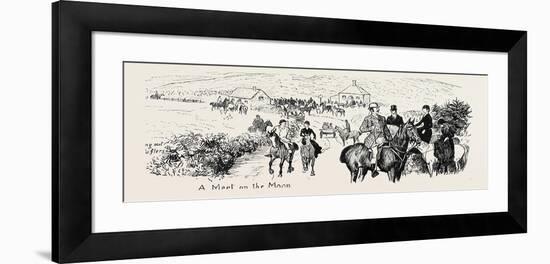 At a Deer Hunt on Exmoor-null-Framed Giclee Print