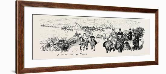 At a Deer Hunt on Exmoor-null-Framed Giclee Print