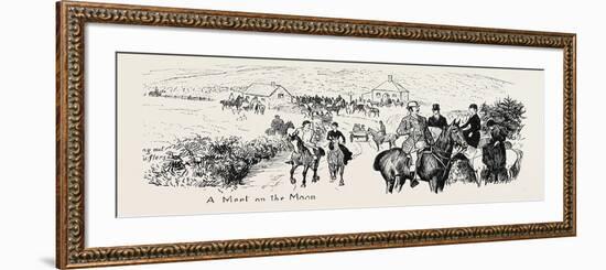 At a Deer Hunt on Exmoor-null-Framed Giclee Print