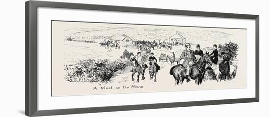 At a Deer Hunt on Exmoor-null-Framed Giclee Print