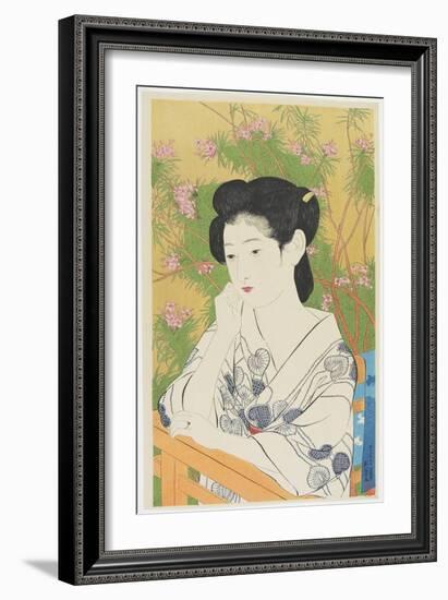 At a Hot Springs Inn, July 1920-Goyo Hashiguchi-Framed Giclee Print