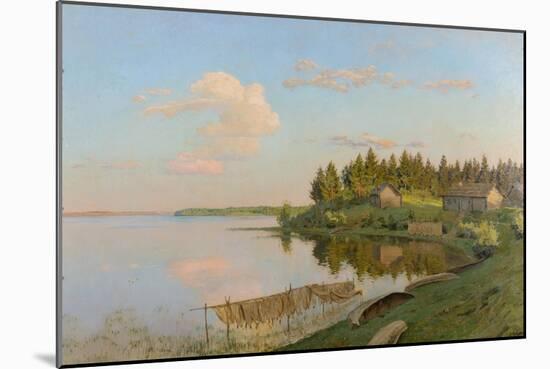 At a lake. 1893-Isaak Iljitsch Lewitan-Mounted Giclee Print