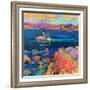 At Anchor, St Tropez Coast-Peter Graham-Framed Giclee Print