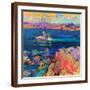 At Anchor, St Tropez Coast-Peter Graham-Framed Giclee Print