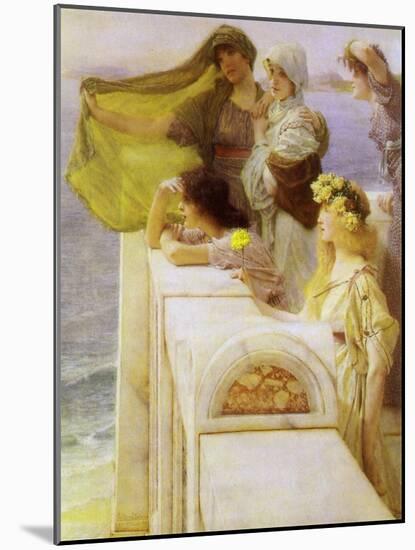 At Aphrodite’S Cradle, 1908-Sir Lawrence Alma-Tadema-Mounted Giclee Print