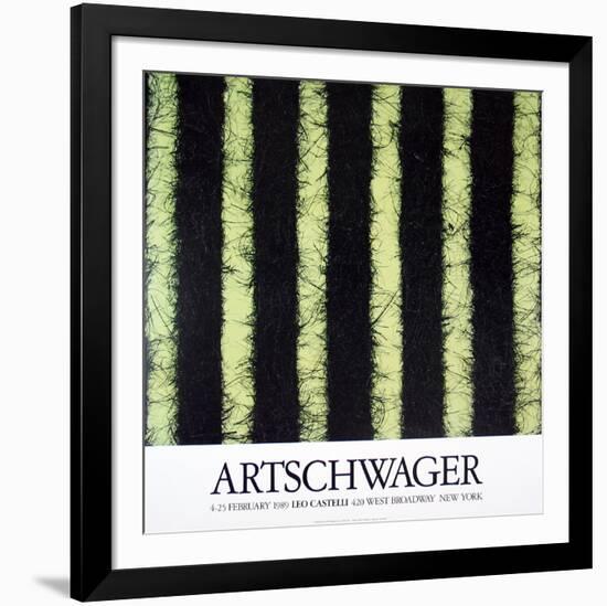 At Castelli's-Richard Artschwager-Framed Collectable Print