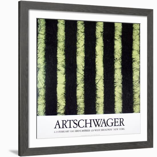 At Castelli's-Richard Artschwager-Framed Collectable Print