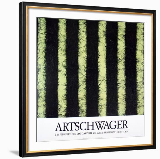 At Castelli's-Richard Artschwager-Framed Collectable Print