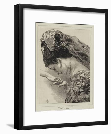 At Court-William Small-Framed Giclee Print