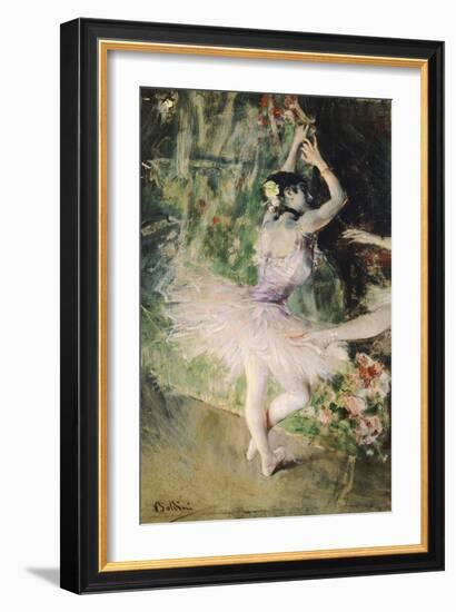 At Dance School, Circa 1880-Giovanni Boldini-Framed Premium Giclee Print
