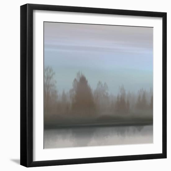 At Dawn Blue Sky II-Madeline Clark-Framed Art Print