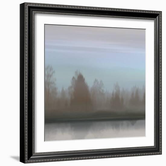 At Dawn Blue Sky II-Madeline Clark-Framed Art Print