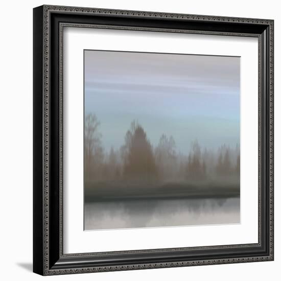 At Dawn Blue Sky II-Madeline Clark-Framed Art Print