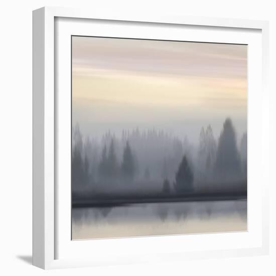 At Dawn Soft Sky I-Madeline Clark-Framed Art Print