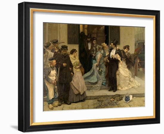 At Dawn-Charles Hermans-Framed Giclee Print