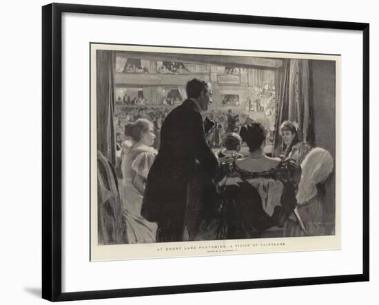 At Drury Lane Pantomime, a Vision of Fairyland-William Hatherell-Framed Giclee Print