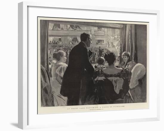 At Drury Lane Pantomime, a Vision of Fairyland-William Hatherell-Framed Giclee Print