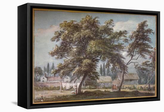 At Englefield Green, c18th century, (1924)-Paul Sandby-Framed Premier Image Canvas