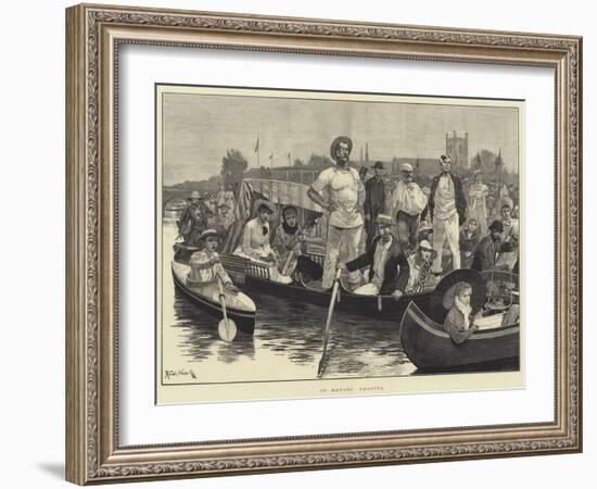 At Henley Regatta-Richard Caton Woodville II-Framed Giclee Print
