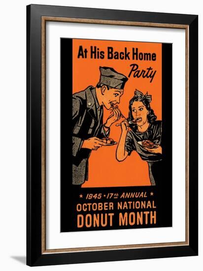 At His Back Home Party-null-Framed Premium Giclee Print