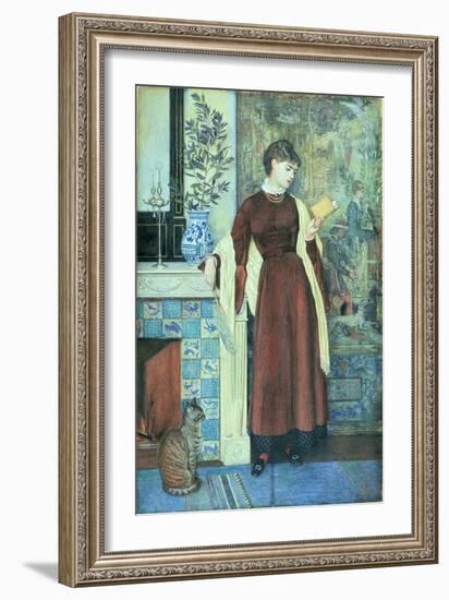 At Home: a Portrait, 1872-Walter Crane-Framed Giclee Print