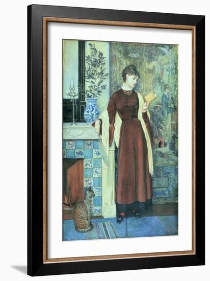 At Home: a Portrait, 1872-Walter Crane-Framed Giclee Print