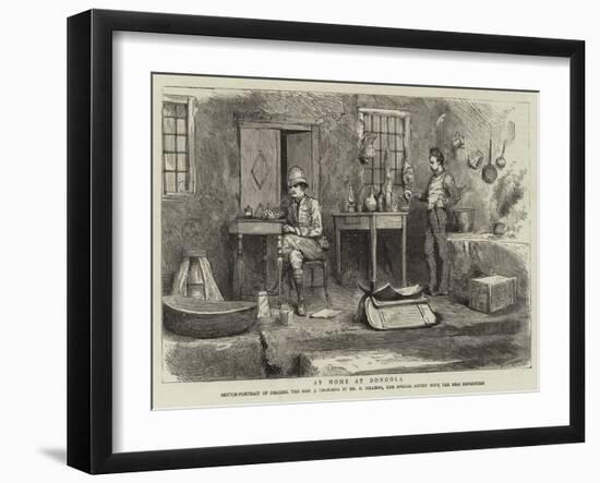 At Home at Dongola-Godefroy Durand-Framed Giclee Print