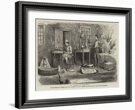 At Home at Dongola-Godefroy Durand-Framed Giclee Print