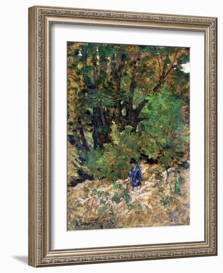 At Home in the Forest, C1880-Henri-Joseph Harpignies-Framed Giclee Print