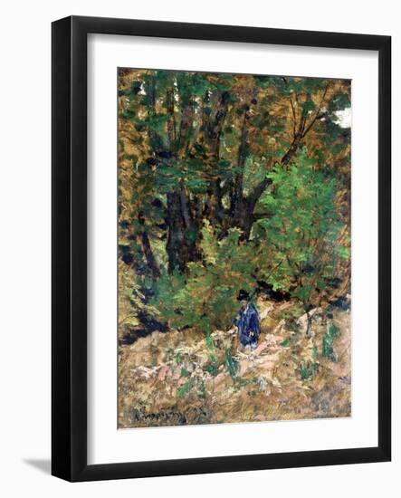 At Home in the Forest, C1880-Henri-Joseph Harpignies-Framed Giclee Print