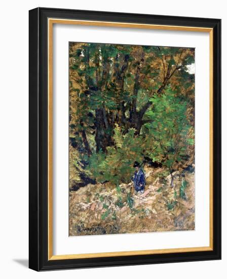 At Home in the Forest, C1880-Henri-Joseph Harpignies-Framed Giclee Print