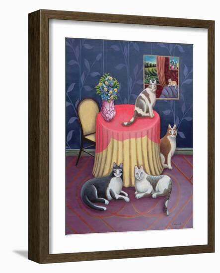 At Home-Jerzy Marek-Framed Giclee Print