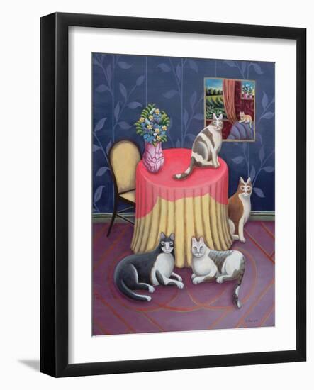 At Home-Jerzy Marek-Framed Giclee Print