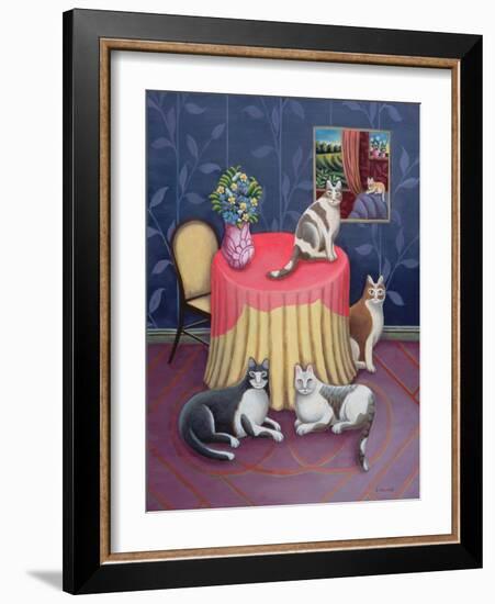 At Home-Jerzy Marek-Framed Giclee Print